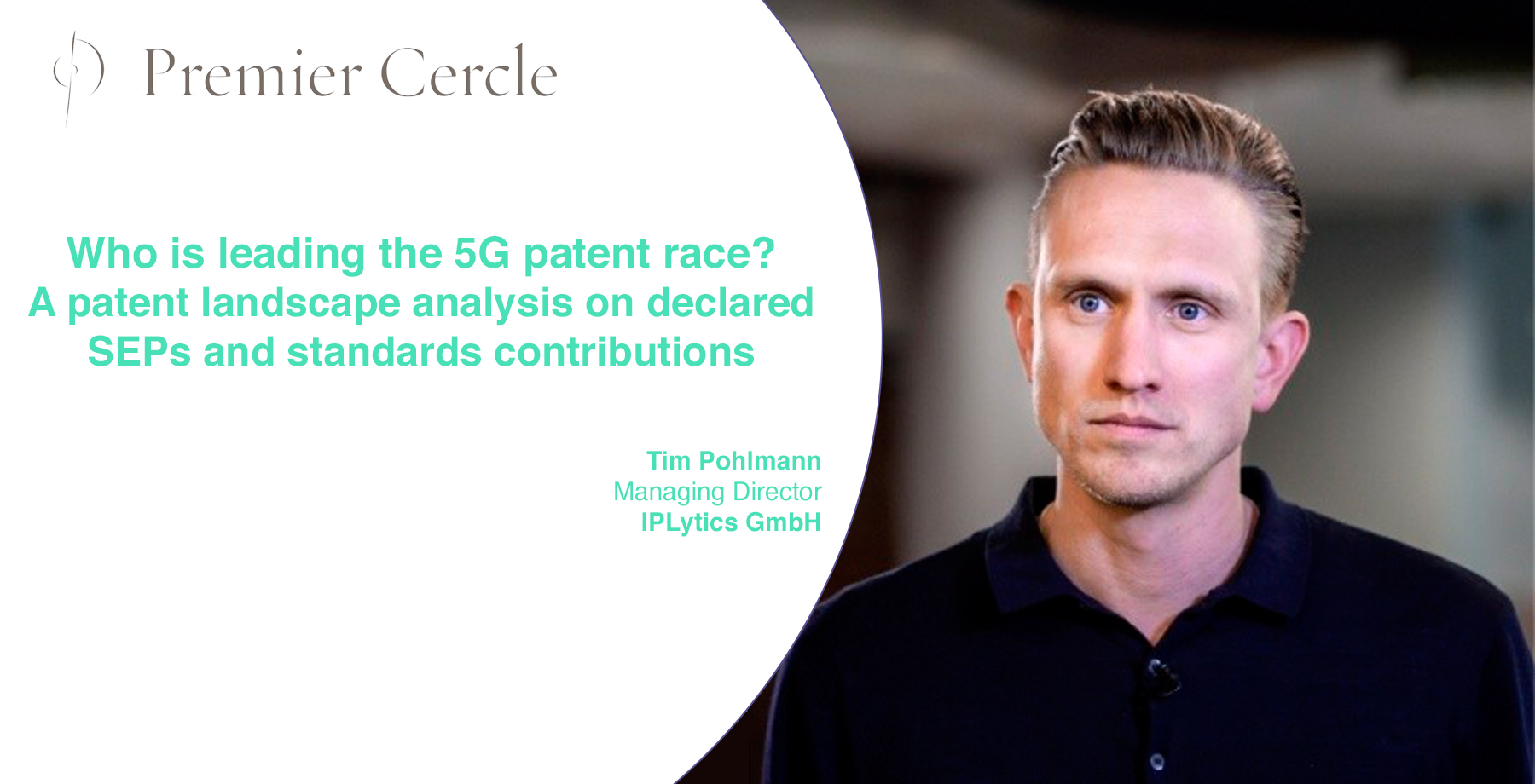 Who is leading the 5G patent race?